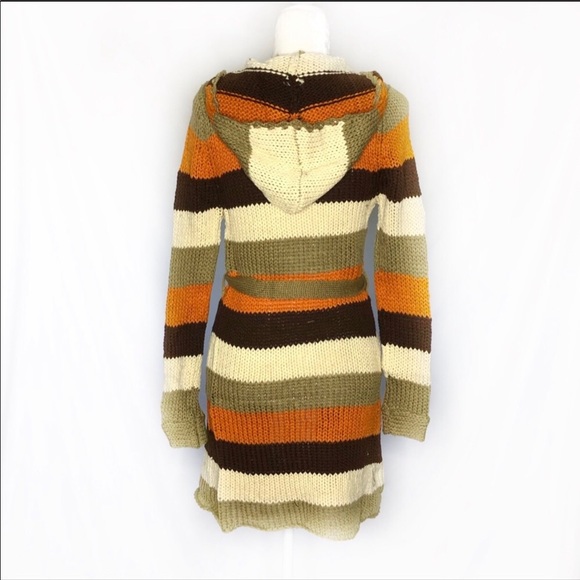 Color Block Chunky Knit Cardigan NWOT - Picture 7 of 8